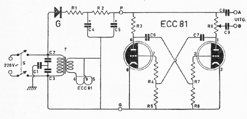 Universele signaalgever ; Amroh NV Radio (ID = 2429455) Equipment