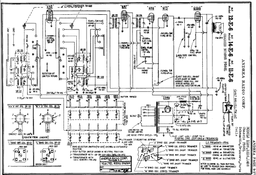 11-E-6 PE66L; Andrea Radio Corp.; (ID = 264453) Radio