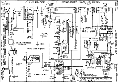 600 UB6; Andrea Radio Corp.; (ID = 390707) Radio