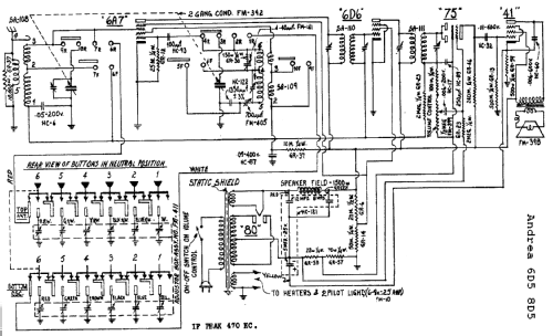 6-D-5 Ch= PD5; Andrea Radio Corp.; (ID = 391734) Radio