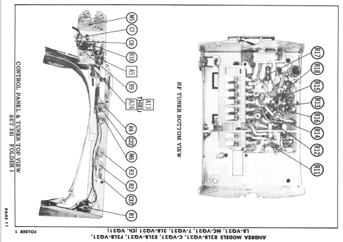 B2LC Ch= VQ21; Andrea Radio Corp.; (ID = 2485207) Television