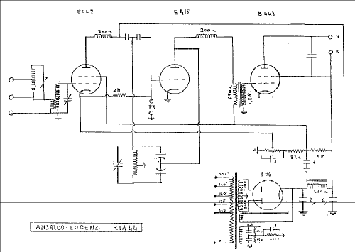 Ansalorenz RIA 44; Ansaldo-Lorenz, SRI, (ID = 945498) Radio