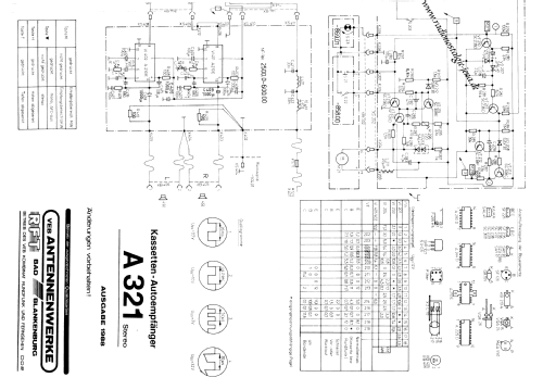 Autoempfänger A321; Antennenwerke Bad (ID = 632298) Car Radio