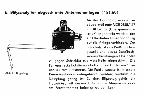 Blitzschutz 1181.601; Antennenwerke Bad (ID = 1704140) Misc