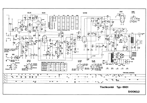 Tischkombi 6931; Apco AG Apparate (ID = 2563635) Radio