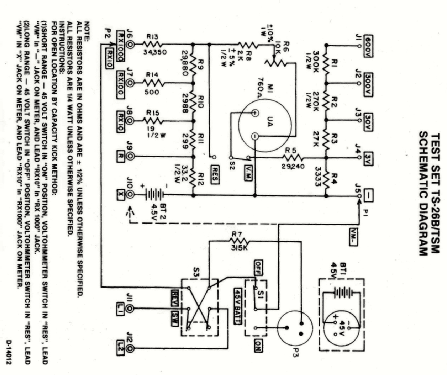 Test Set TS-26B/TSM; Apex Airtronics; (ID = 1940494) Equipment