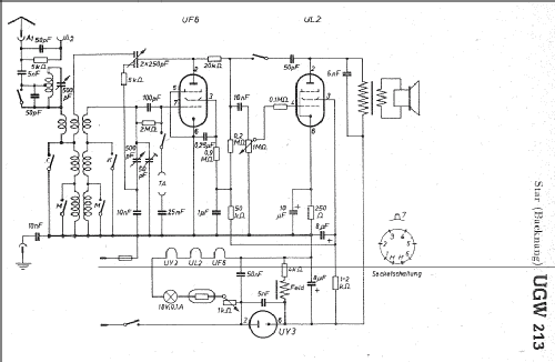 Star UGW213; Apparatebau Backnang (ID = 6863) Radio