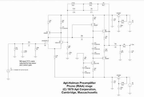 Holman Preamplifier ; Apt Corporation; (ID = 1864764) Ampl/Mixer