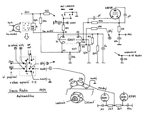 Simca-Radio ; Arel, Applications (ID = 2198728) Car Radio