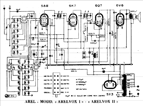 Arelvox I ; AREL; Milano (ID = 293593) Radio