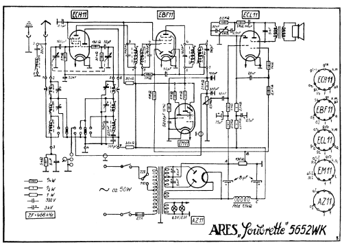 Soubrette 5652WK; ARES; Arno Reimann- (ID = 2639162) Radio