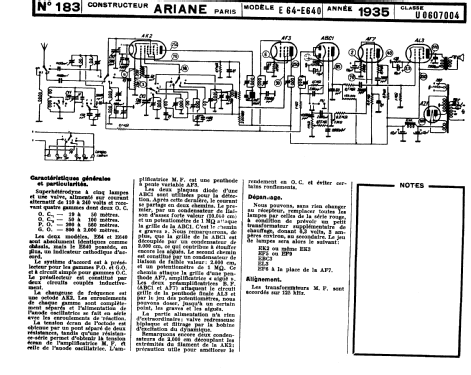 E640; Ariane; Paris (ID = 51198) Radio