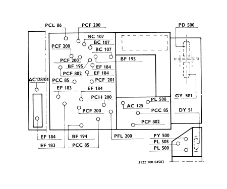 AR65K121/08 Ch= Philips K6; Aristona; Eindhoven (ID = 2793044) Television