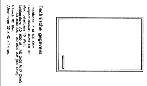 Lautsprecherbox HP2; Aristona; Eindhoven (ID = 2305808) Speaker-P