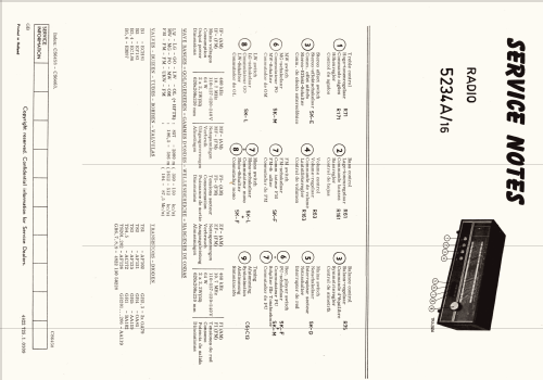 SA5234A; Aristona; Eindhoven (ID = 2408753) Radio