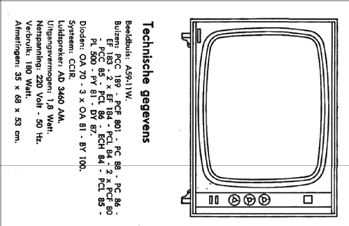 SA59T252A; Aristona; Eindhoven (ID = 2306787) Television