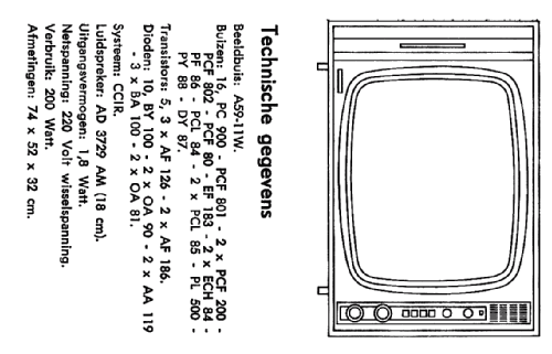 SA59T315A; Aristona; Eindhoven (ID = 2306794) Television