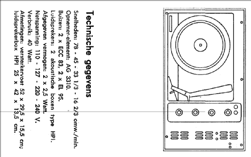 Stereo Player SA8424A; Aristona; Eindhoven (ID = 2305692) R-Player