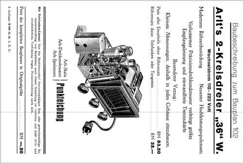 2-Kreisdreier 36W. ; Arlt & Co. Walter (ID = 1841549) Kit