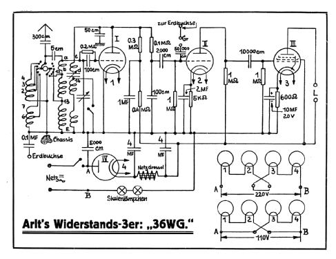 Widerstandsdreier 36W.G. ; Arlt & Co. Walter (ID = 1840864) Kit