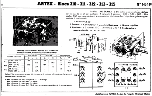 Bloc 311; Artex; Paris, (ID = 1040047) mod-past25