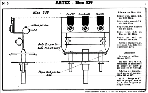 Bloc 539; Artex; Paris, (ID = 1040039) mod-past25