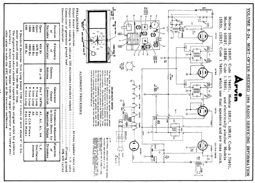 13R37 Ch= 1.74501; Arvin, brand of (ID = 176427) Radio