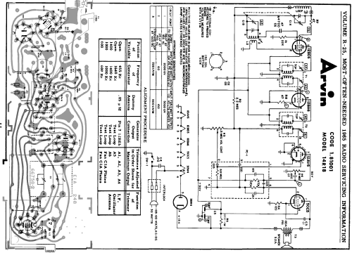 14R18 Ch= 1.81001; Arvin, brand of (ID = 188151) Radio