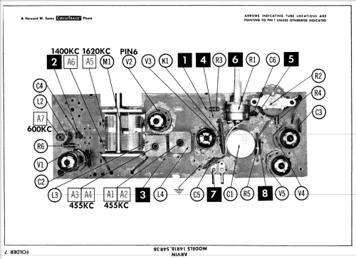 14R18 Ch= 1.81001; Arvin, brand of (ID = 552916) Radio