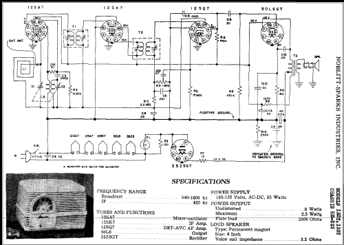 153T Ch= RE-233; Arvin, brand of (ID = 351178) Radio