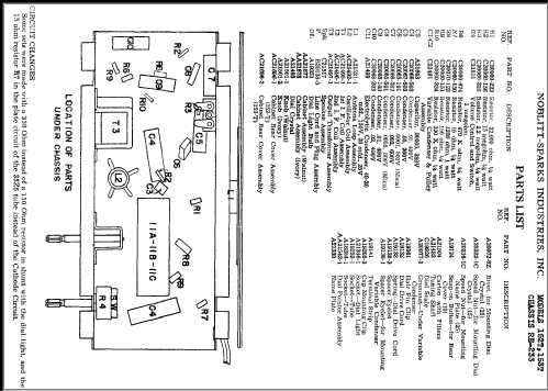 153T Ch= RE-233; Arvin, brand of (ID = 351180) Radio