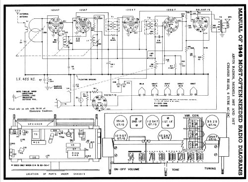 160T Ch= RE-232; Arvin, brand of (ID = 97718) Radio