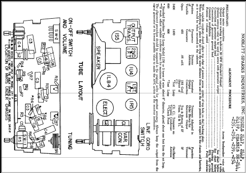 2410P Ch= RE-254; Arvin, brand of (ID = 295866) Radio