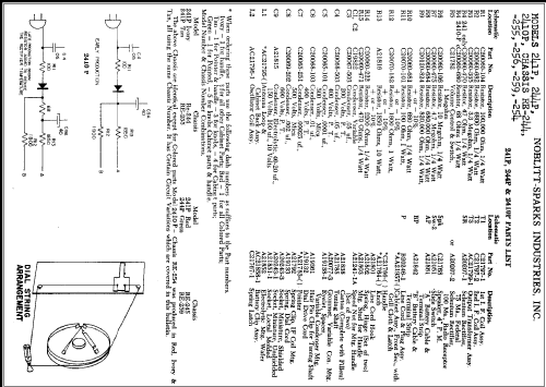 2410P Ch= RE-254; Arvin, brand of (ID = 295867) Radio