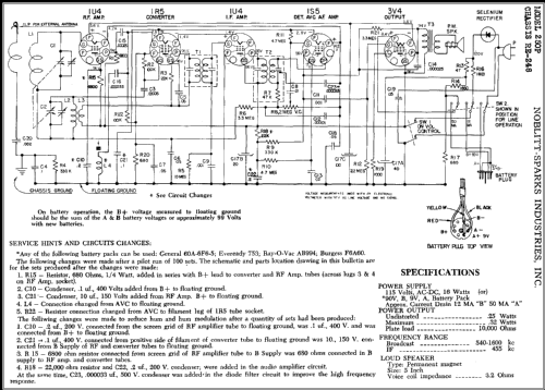 250-P Ch= RE-248; Arvin, brand of (ID = 351185) Radio