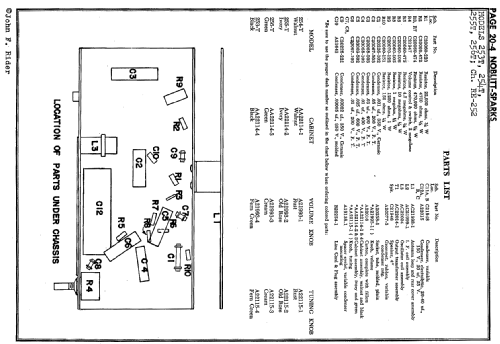 254T Ch= RE-252; Arvin, brand of (ID = 233509) Radio