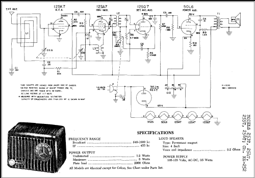 256T Ch= RE-252; Arvin, brand of (ID = 271069) Radio