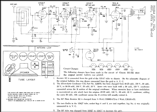 256T Ch= RE-252; Arvin, brand of (ID = 271070) Radio