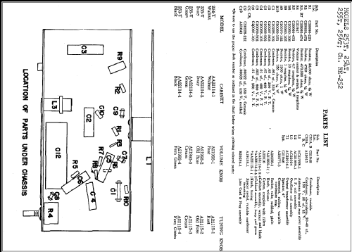 256T Ch= RE-252; Arvin, brand of (ID = 271072) Radio