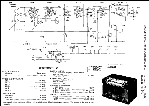 265T Ch= RE-265; Arvin, brand of (ID = 295961) Radio