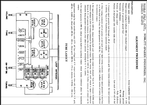 265T Ch= RE-265; Arvin, brand of (ID = 295962) Radio