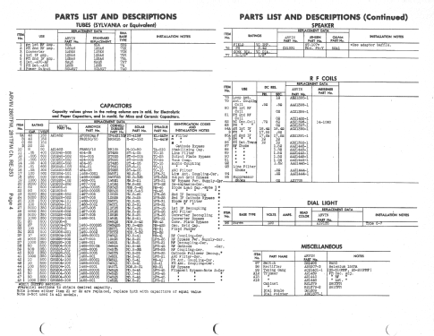 281TFM Ch= RE-253; Arvin, brand of (ID = 1389302) Radio