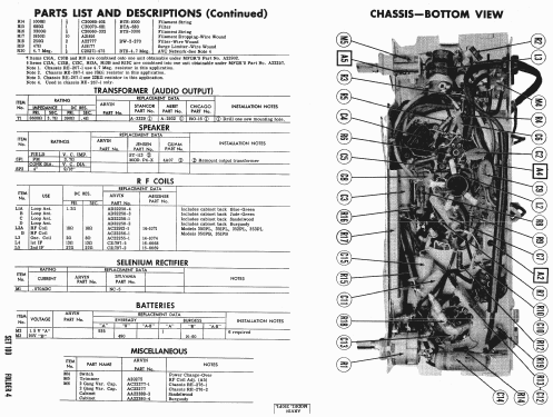 350-PL Ch= RE-267-2; Arvin, brand of (ID = 426249) Radio