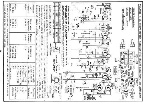 3588 Ch= 1.45200; Arvin, brand of (ID = 55858) Radio