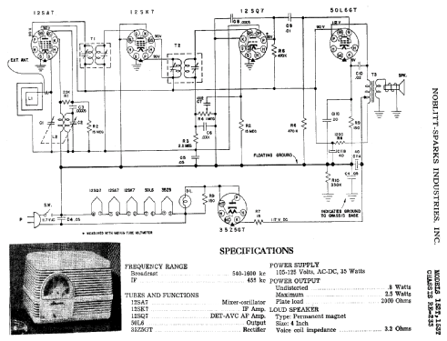 359T Ch= RE-233; Arvin, brand of (ID = 429315) Radio