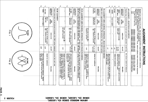 35R48 Ch= 1.82301; Arvin, brand of (ID = 552958) Radio