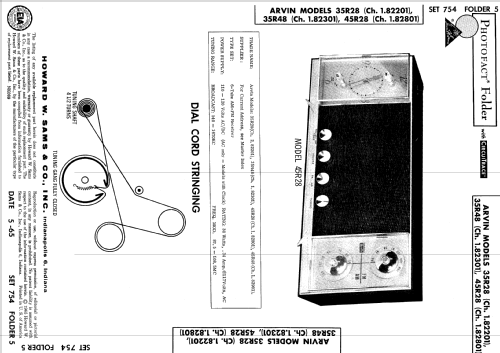 35R48 Ch= 1.82301; Arvin, brand of (ID = 552963) Radio