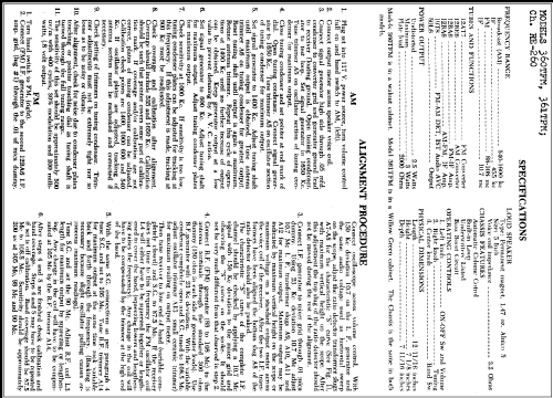 360TFM Ch= RE-260; Arvin, brand of (ID = 271194) Radio