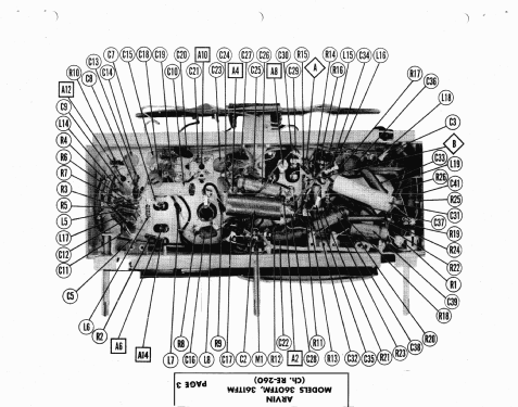 360TFM Ch= RE-260; Arvin, brand of (ID = 437962) Radio