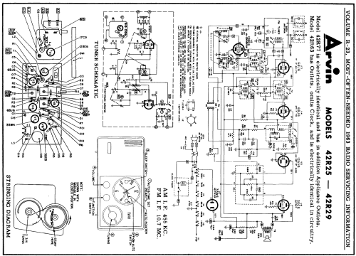 42R25 ; Arvin, brand of (ID = 168713) Radio